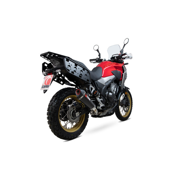 Scorpion Exhaust Honda CB500 X 2019 - 2023 Serket Taper Slip-on Carbon Fibre Sleeve